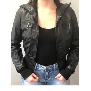 Leather jacket